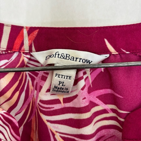 5/$25 Croft Barrow top petite large LP - Picture 2 of 3